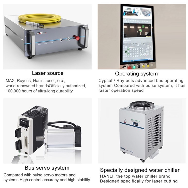 Factory Selling Single Platform Fiber Laser Cutting Machine